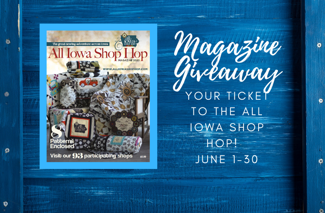 2020 All Iowa Shop Hop magazine giveaway